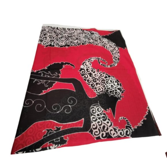 Womens Sarong Cotton Wrap Handpainted Batik Wrapskirt Beach Pareo Beachwear-NEW - Picture 5 of 8